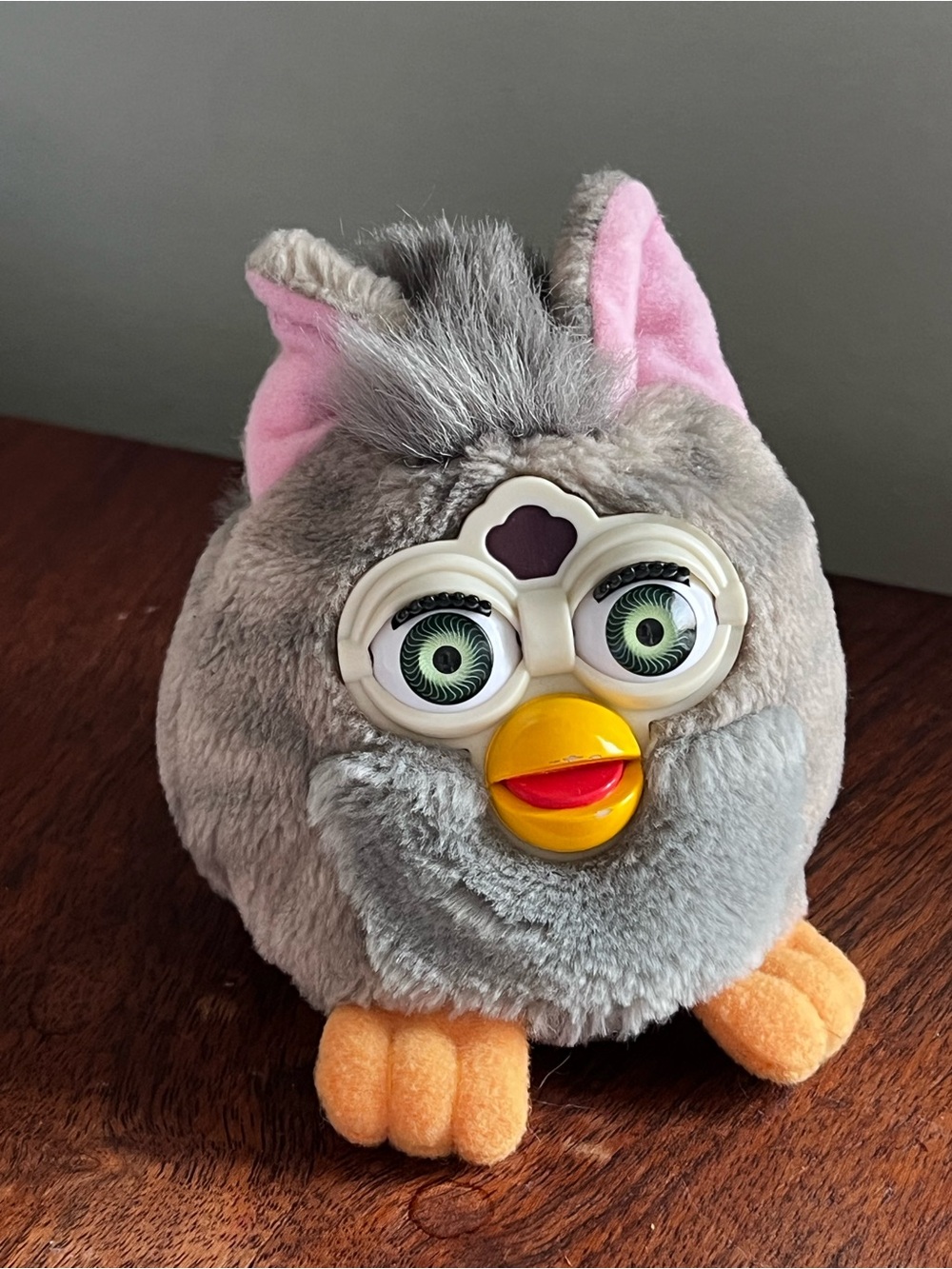 1999 Furby Buddies Plush Bean Bag Tiger Electronic Animal